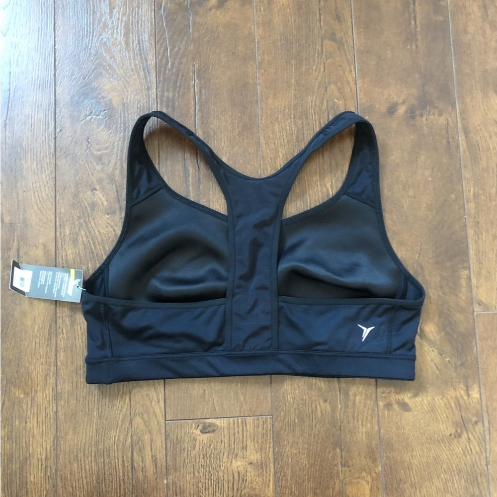 NWT XL Old Navy Black Sports Bra
